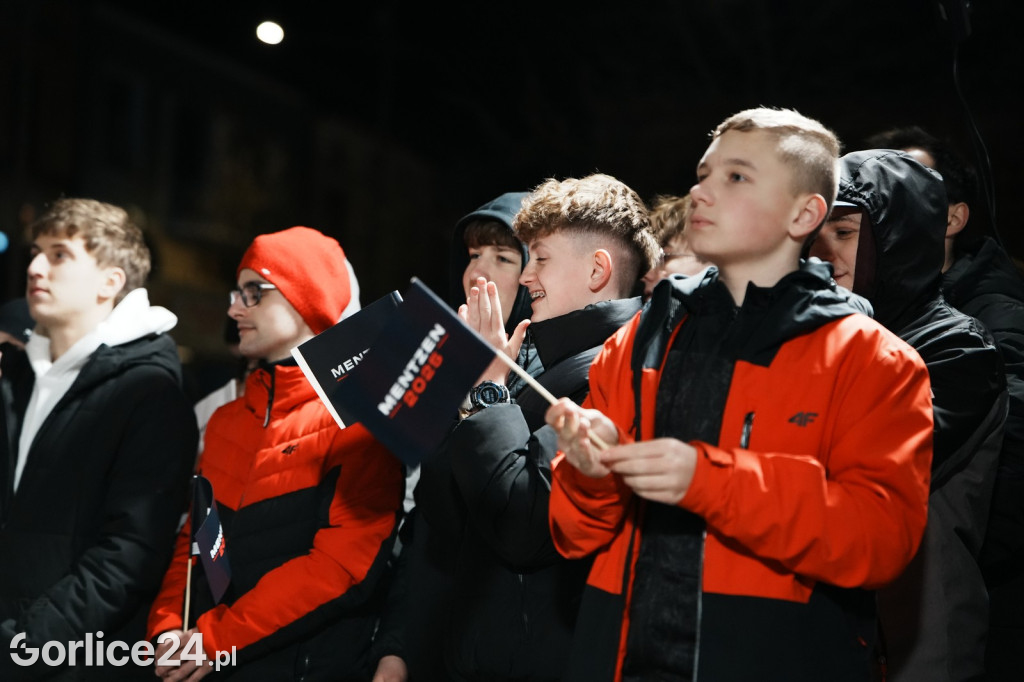 Mentzen w Gorlicach. Tłumy na Rynku (26.01.)