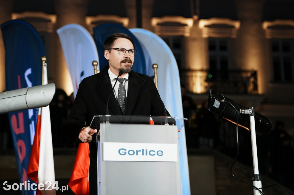 Mentzen w Gorlicach. Tłumy na Rynku (26.01.)