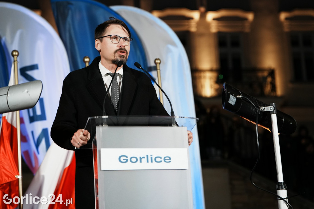 Mentzen w Gorlicach. Tłumy na Rynku (26.01.)