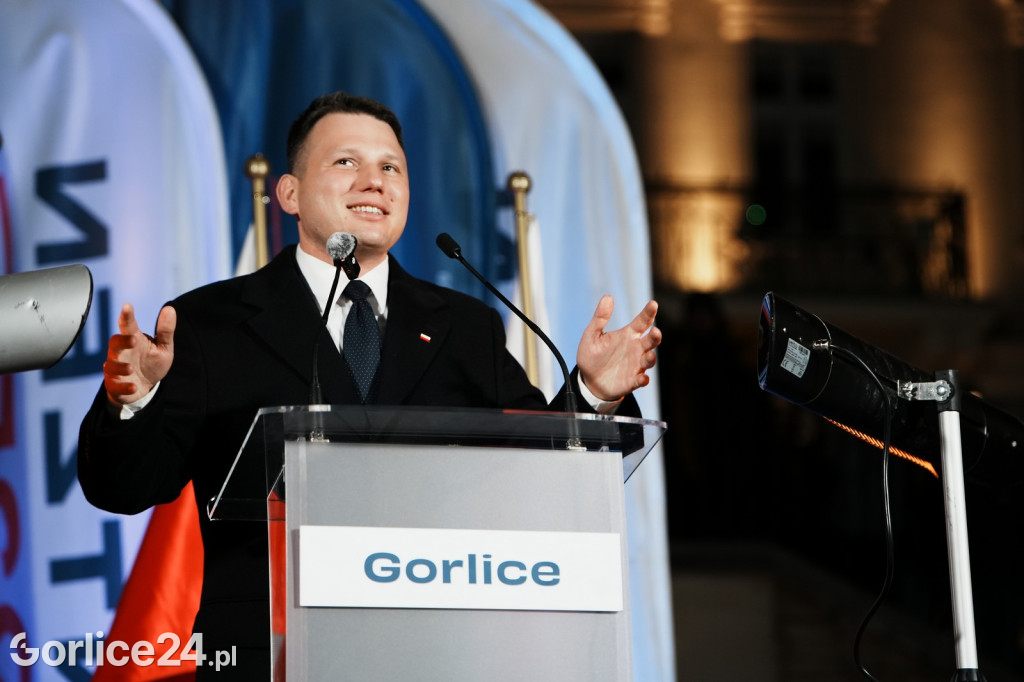 Mentzen w Gorlicach. Tłumy na Rynku (26.01.)