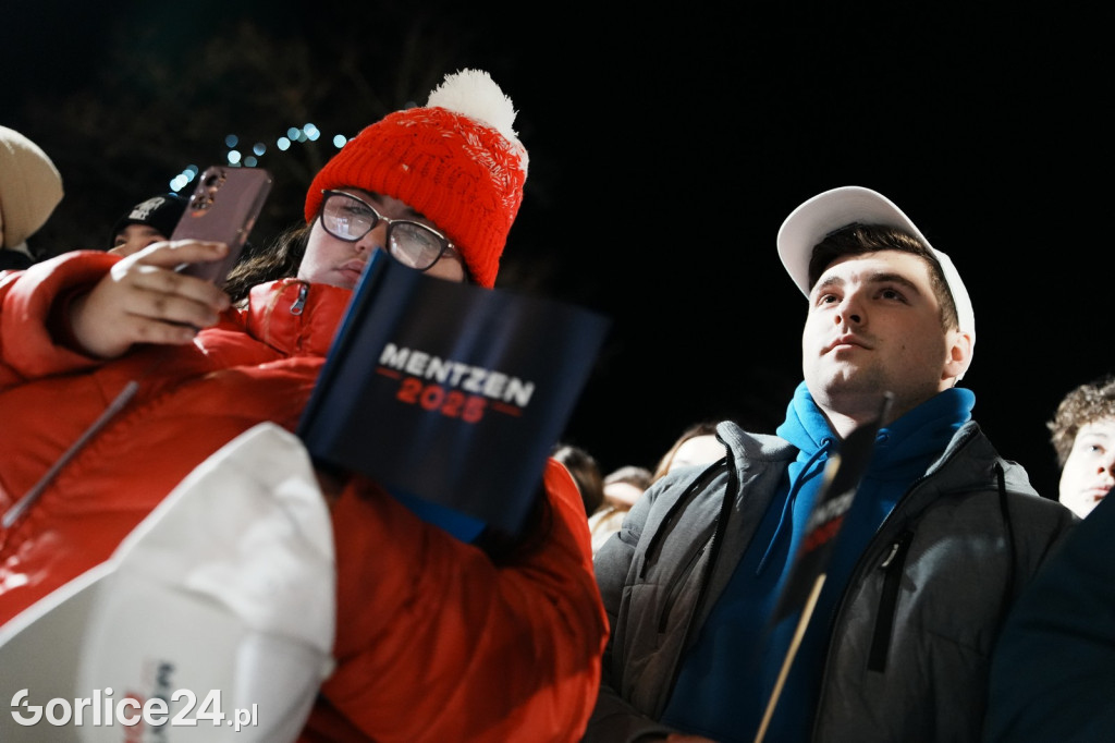 Mentzen w Gorlicach. Tłumy na Rynku (26.01.)