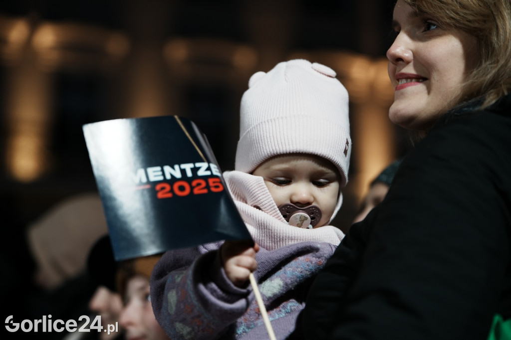 Mentzen w Gorlicach. Tłumy na Rynku (26.01.)