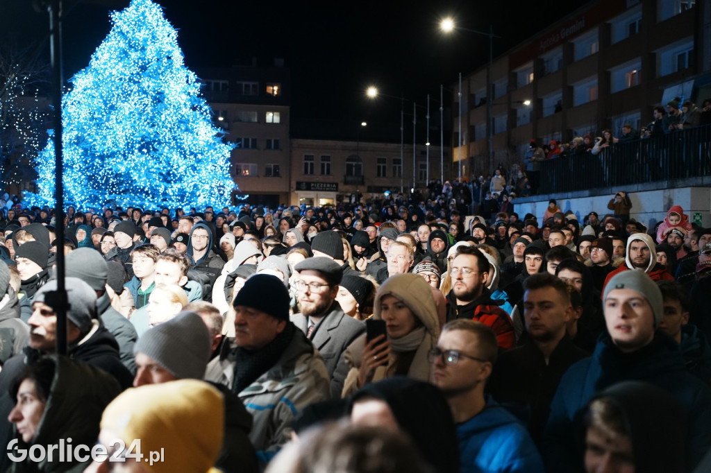 Mentzen w Gorlicach. Tłumy na Rynku (26.01.)