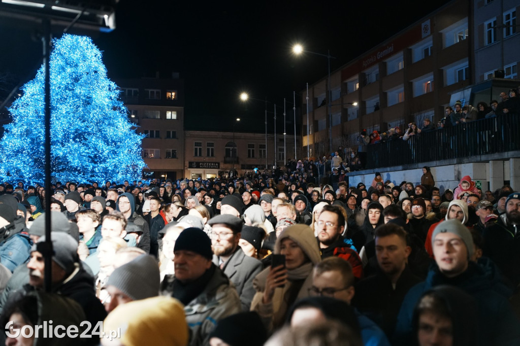 Mentzen w Gorlicach. Tłumy na Rynku (26.01.)