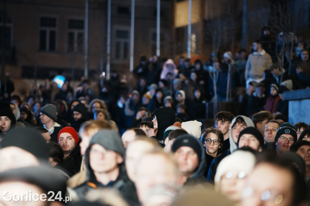 Mentzen w Gorlicach. Tłumy na Rynku (26.01.)