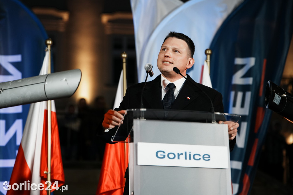 Mentzen w Gorlicach. Tłumy na Rynku (26.01.)