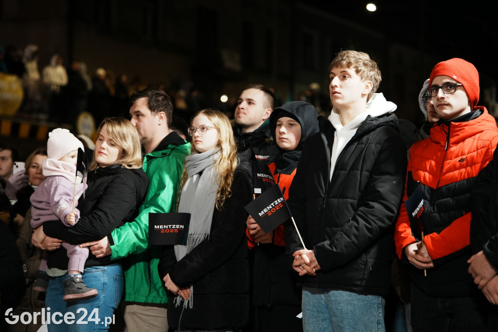 Mentzen w Gorlicach. Tłumy na Rynku (26.01.)