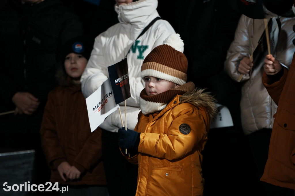 Mentzen w Gorlicach. Tłumy na Rynku (26.01.)