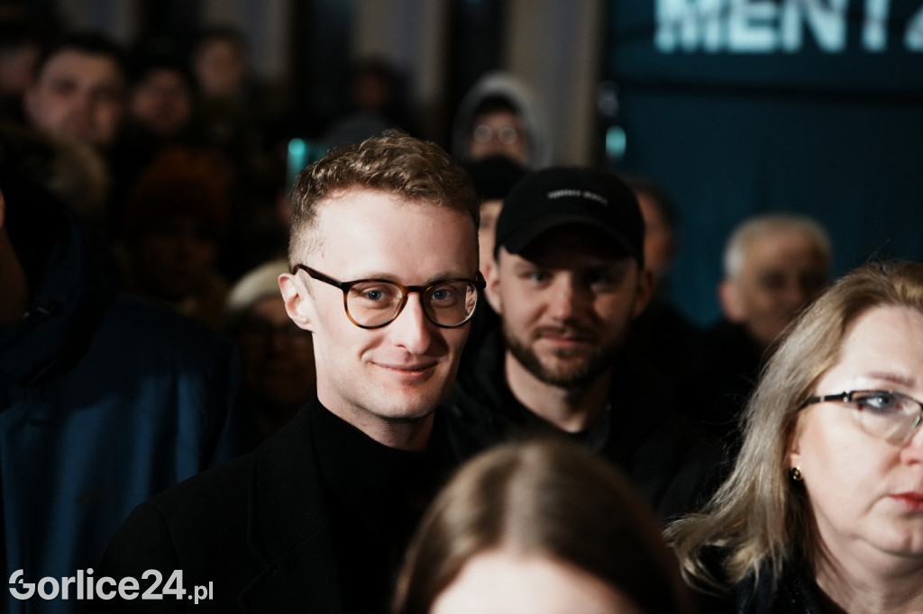 Mentzen w Gorlicach. Tłumy na Rynku (26.01.)