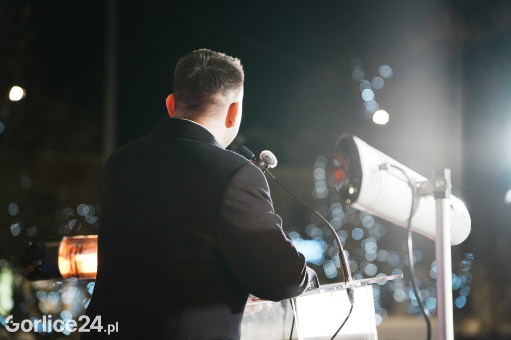 Mentzen w Gorlicach. Tłumy na Rynku (26.01.)