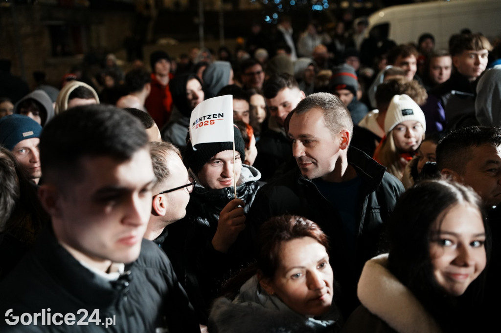 Mentzen - zdjęcia z mieszkańcami Gorlic (26.01.)