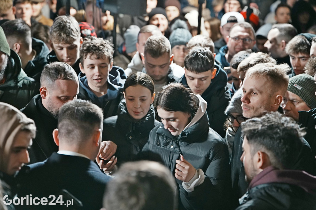 Mentzen - zdjęcia z mieszkańcami Gorlic (26.01.)