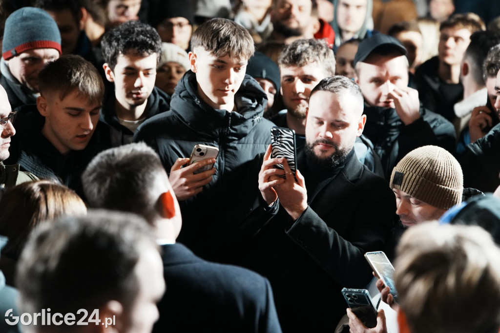 Mentzen - zdjęcia z mieszkańcami Gorlic (26.01.)