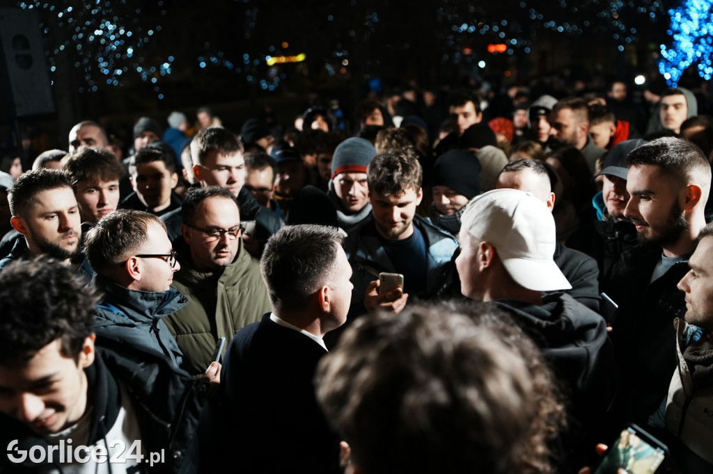 Mentzen - zdjęcia z mieszkańcami Gorlic (26.01.)