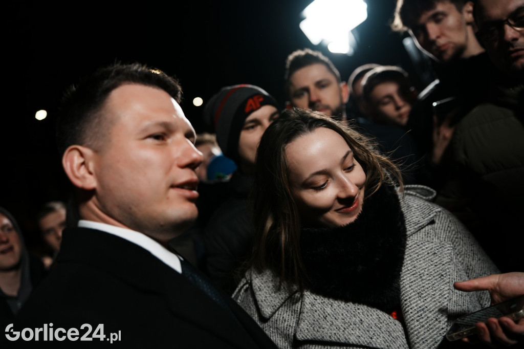 Mentzen - zdjęcia z mieszkańcami Gorlic (26.01.)