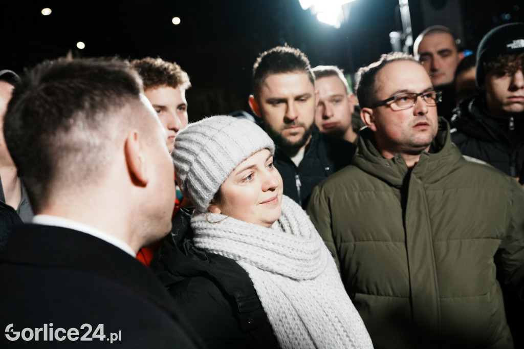 Mentzen - zdjęcia z mieszkańcami Gorlic (26.01.)