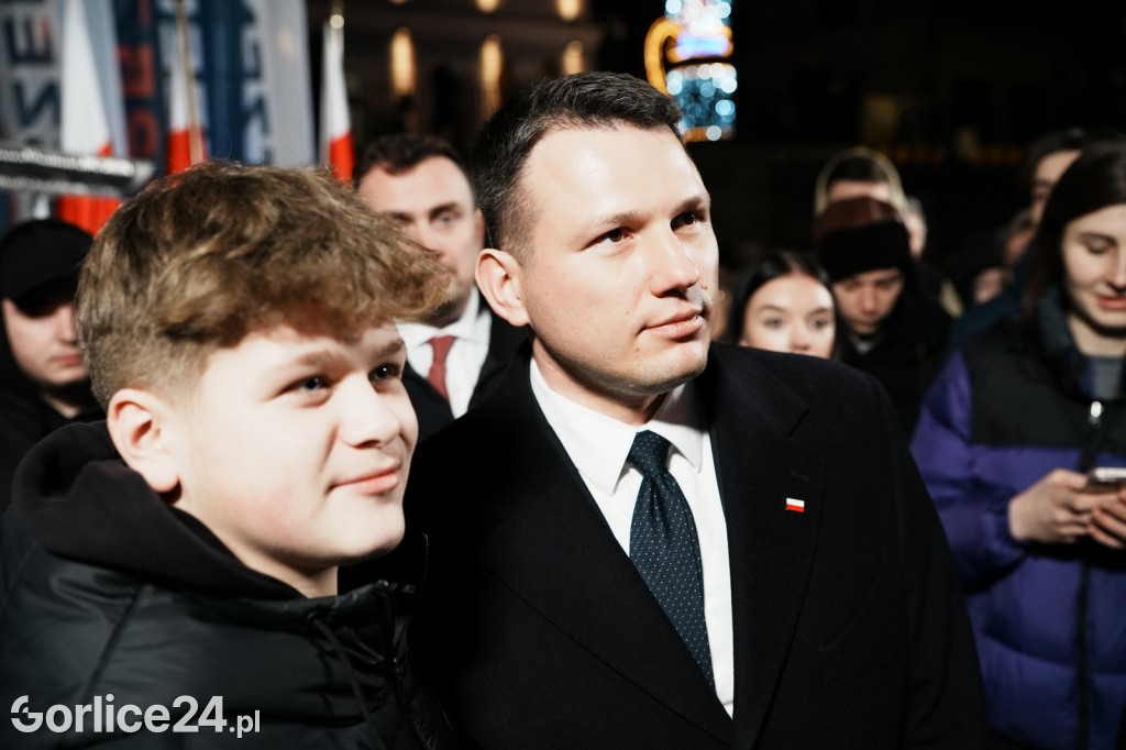 Mentzen - zdjęcia z mieszkańcami Gorlic (26.01.)