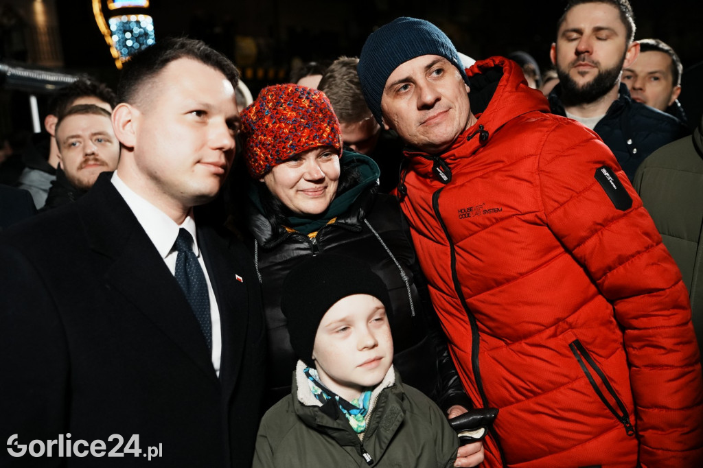Mentzen - zdjęcia z mieszkańcami Gorlic (26.01.)