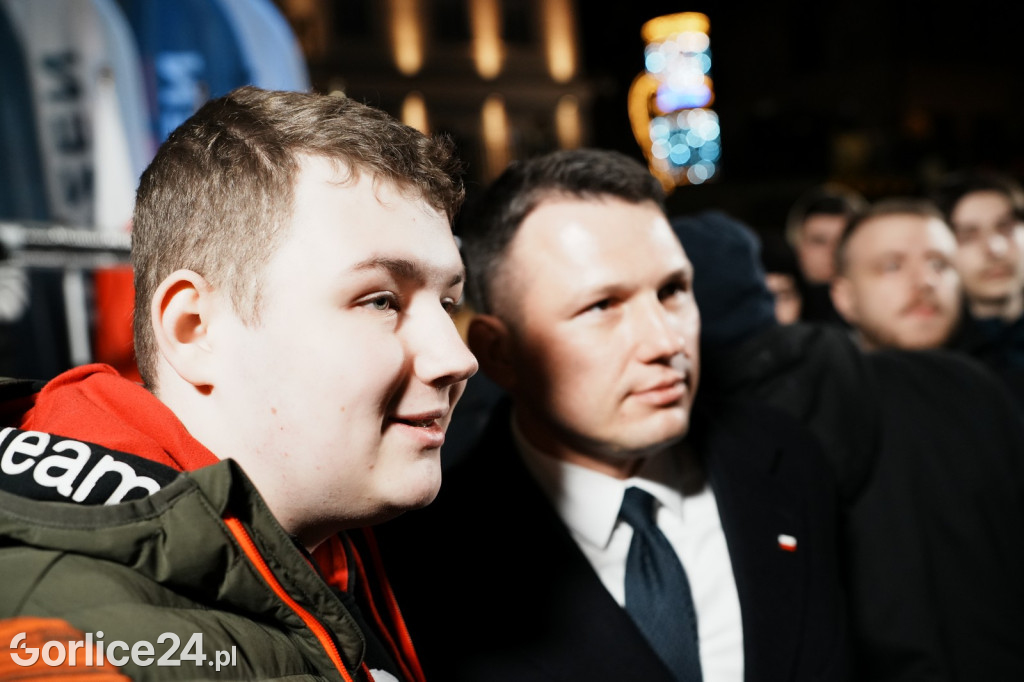 Mentzen - zdjęcia z mieszkańcami Gorlic (26.01.)