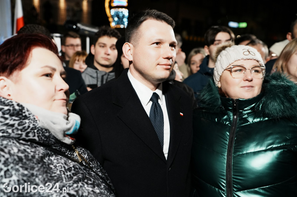 Mentzen - zdjęcia z mieszkańcami Gorlic (26.01.)
