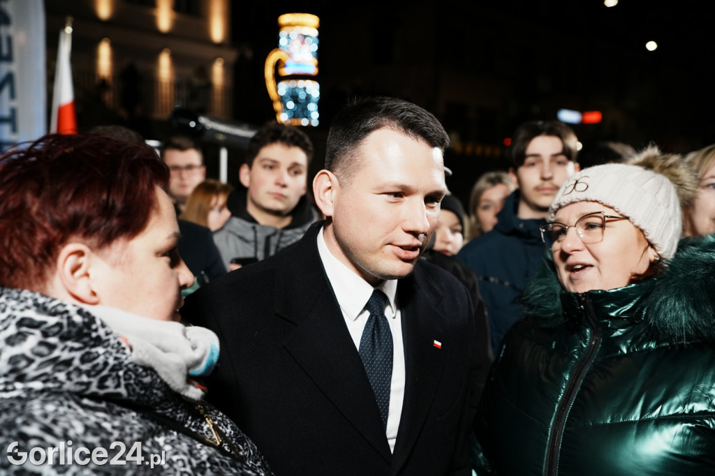 Mentzen - zdjęcia z mieszkańcami Gorlic (26.01.)