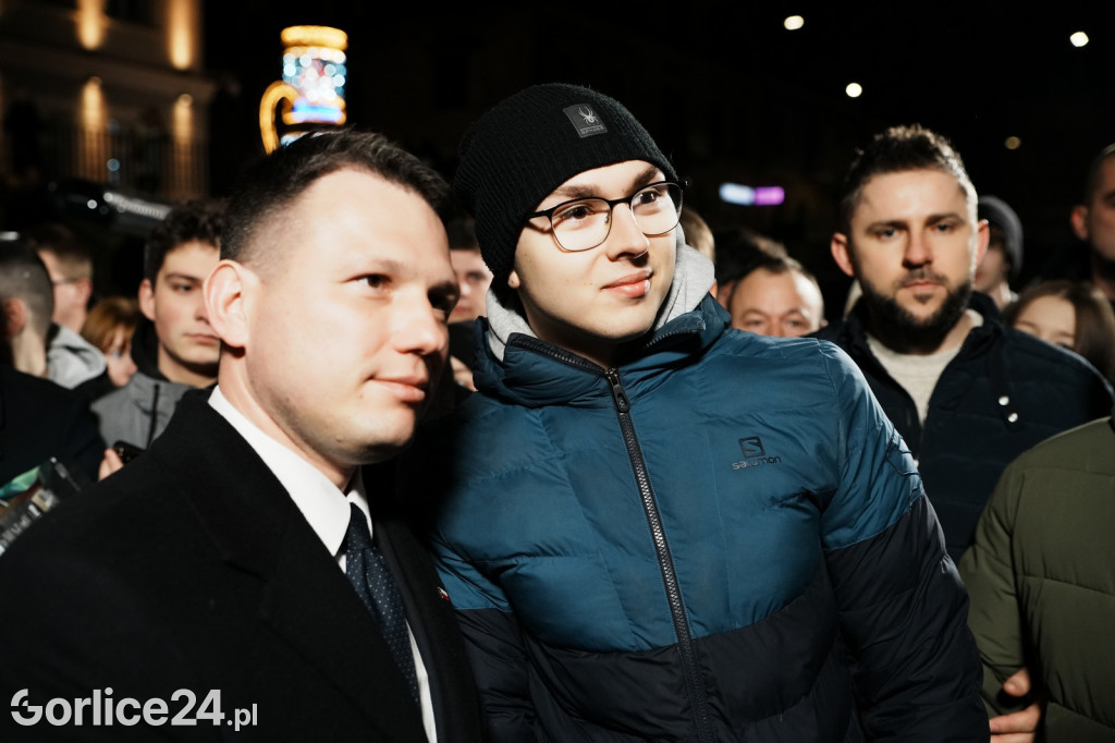 Mentzen - zdjęcia z mieszkańcami Gorlic (26.01.)