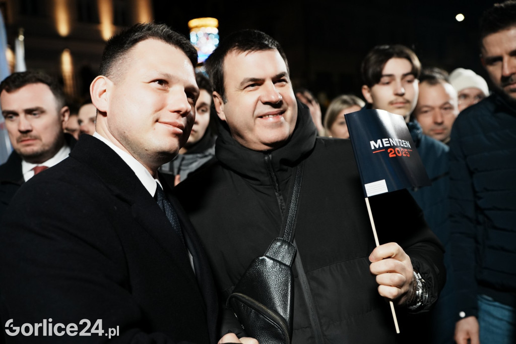 Mentzen - zdjęcia z mieszkańcami Gorlic (26.01.)