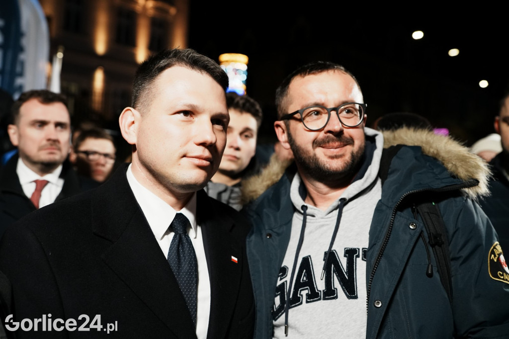 Mentzen - zdjęcia z mieszkańcami Gorlic (26.01.)