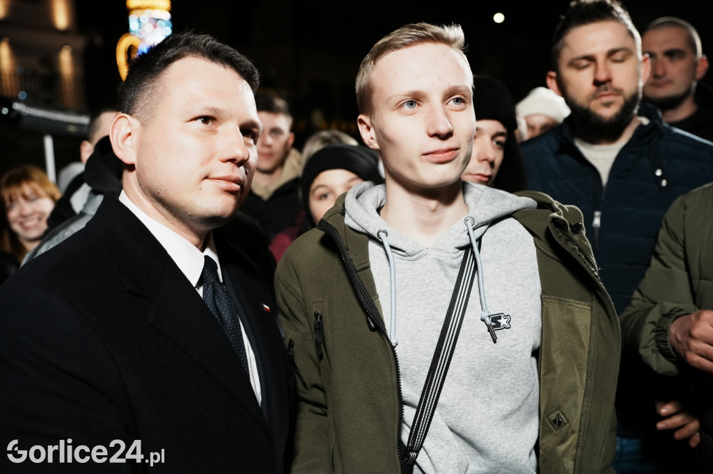 Mentzen - zdjęcia z mieszkańcami Gorlic (26.01.)