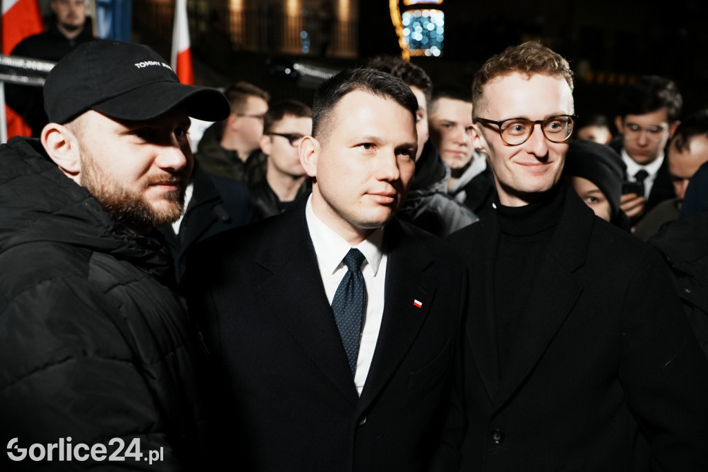 Mentzen - zdjęcia z mieszkańcami Gorlic (26.01.)