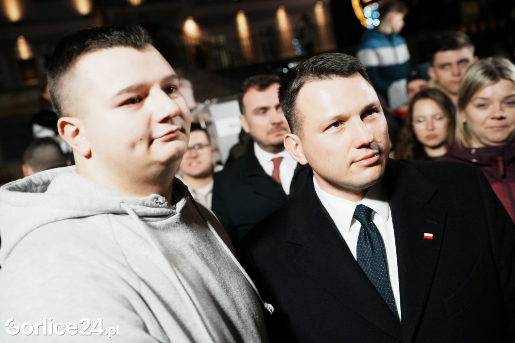 Mentzen - zdjęcia z mieszkańcami Gorlic (26.01.)