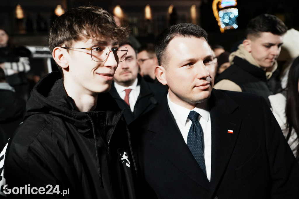 Mentzen - zdjęcia z mieszkańcami Gorlic (26.01.)