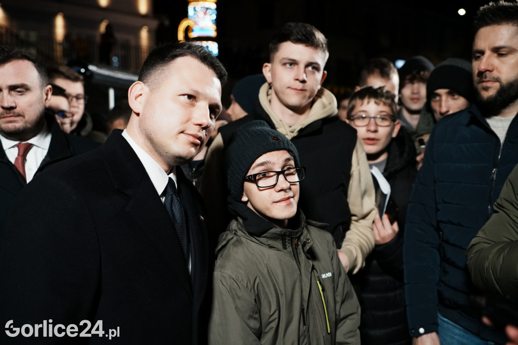 Mentzen - zdjęcia z mieszkańcami Gorlic (26.01.)