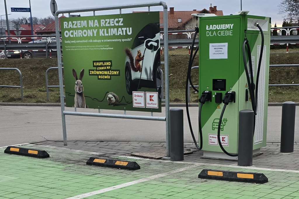 Ładowarki EV pod gorlickimi marketami