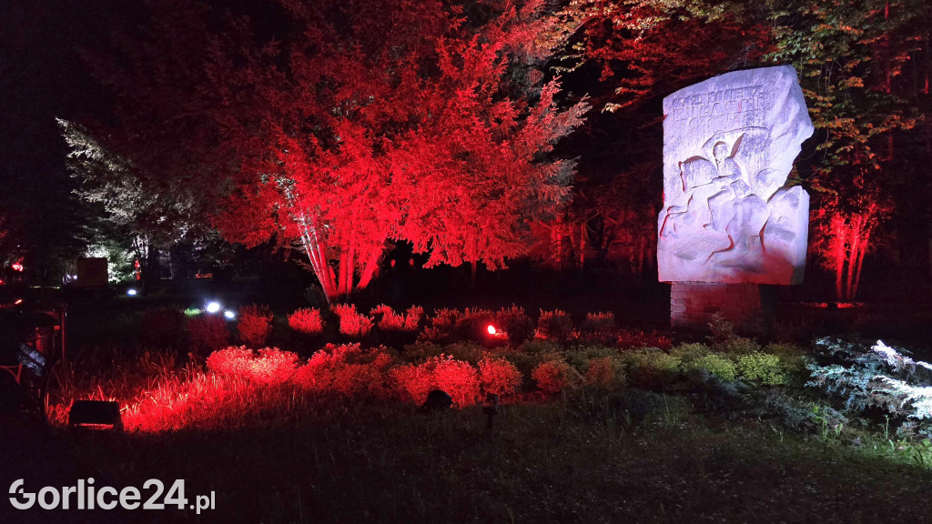 Patriotyczna Aleja Światła w Parku Miejskim (02.05.)