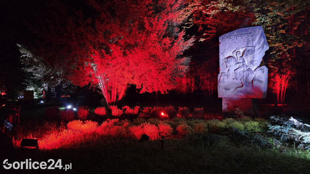 Patriotyczna Aleja Światła w Parku Miejskim (02.05.)