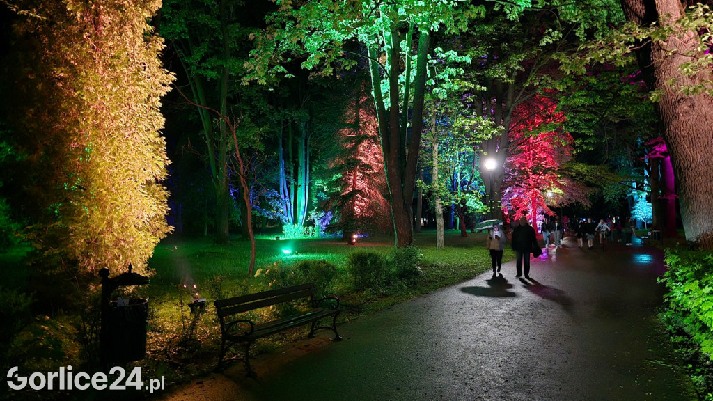 Festiwal Światła - iluminacja w Parku Miejskim (03.05.)