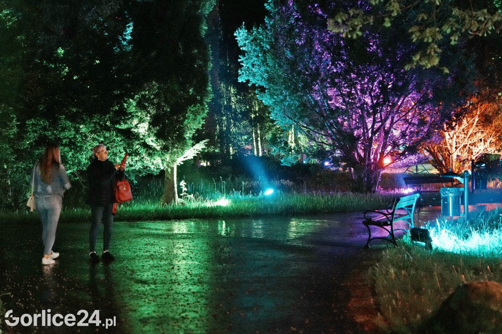 Festiwal Światła - iluminacja w Parku Miejskim (03.05.)