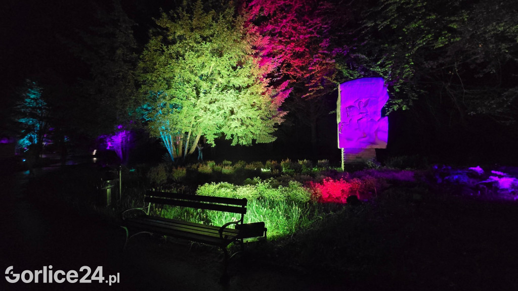Festiwal Światła - iluminacja w Parku Miejskim (03.05.)