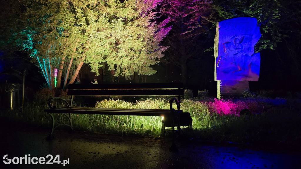 Festiwal Światła - iluminacja w Parku Miejskim (03.05.)