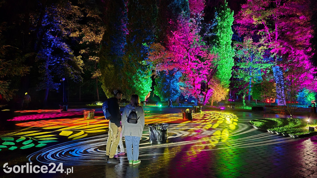 Festiwal Światła - iluminacja w Parku Miejskim (03.05.)