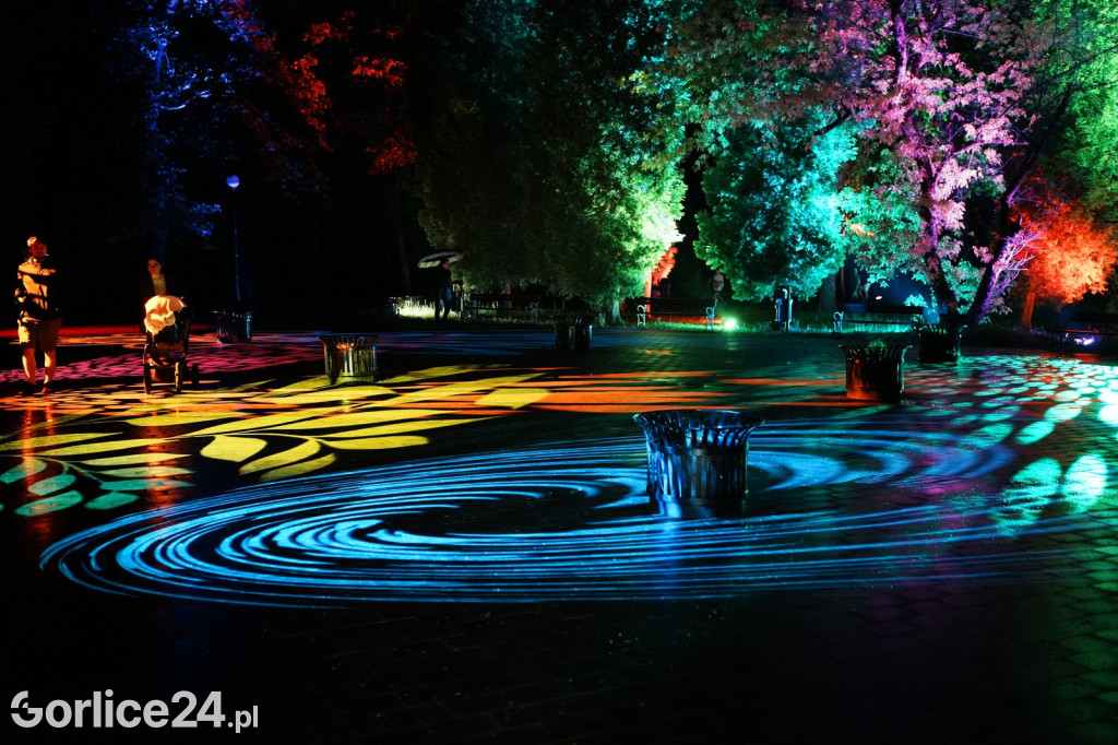 Festiwal Światła - iluminacja w Parku Miejskim (03.05.)