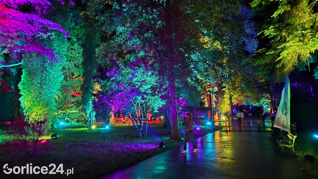 Festiwal Światła - iluminacja w Parku Miejskim (03.05.)