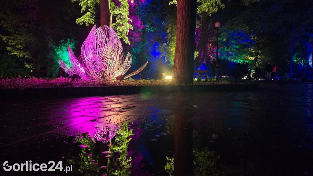 Festiwal Światła - iluminacja w Parku Miejskim (03.05.)
