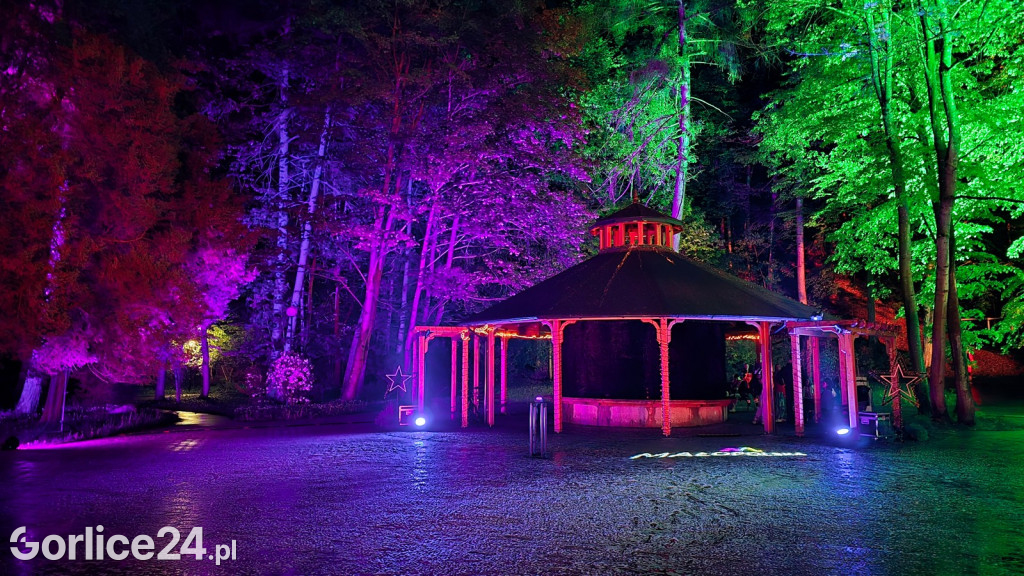 Festiwal Światła - iluminacja w Parku Miejskim (03.05.)