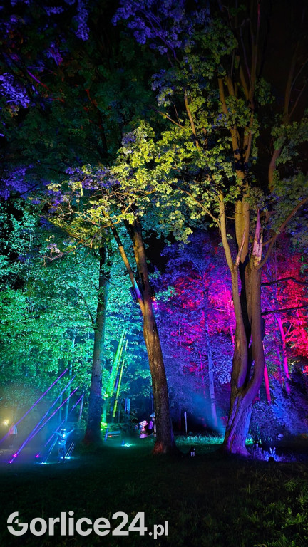 Festiwal Światła - iluminacja w Parku Miejskim (03.05.)