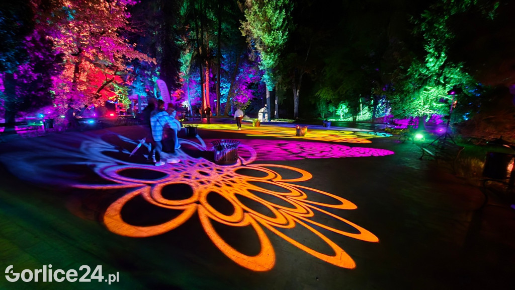 Festiwal Światła - iluminacja w Parku Miejskim (03.05.)
