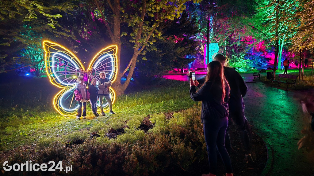 Festiwal Światła - iluminacja w Parku Miejskim (03.05.)