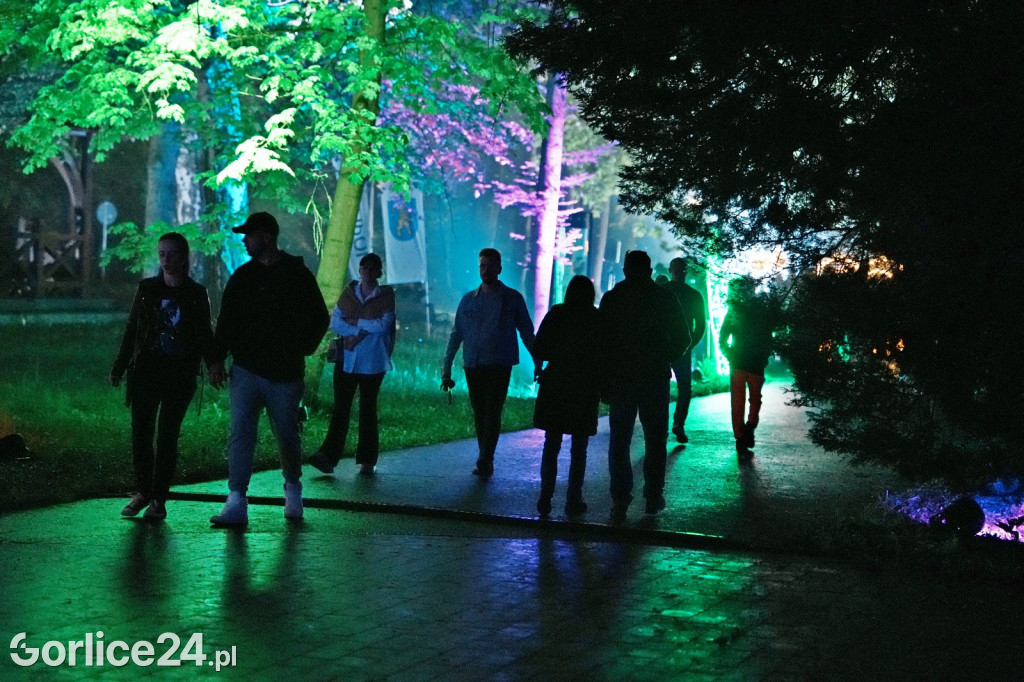 Festiwal Światła - iluminacja w Parku Miejskim (03.05.)