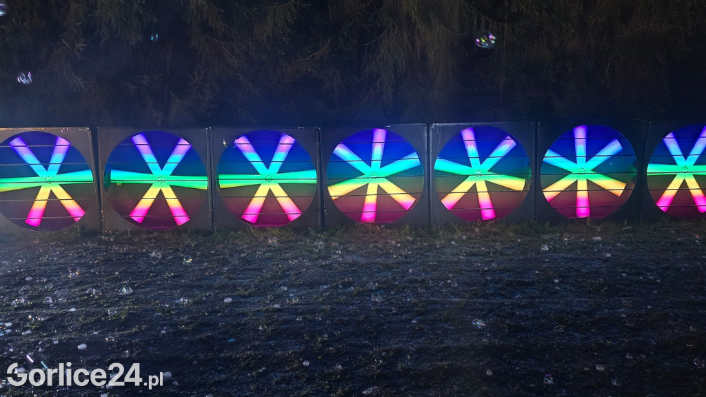 Festiwal Światła - iluminacja w Parku Miejskim (03.05.)